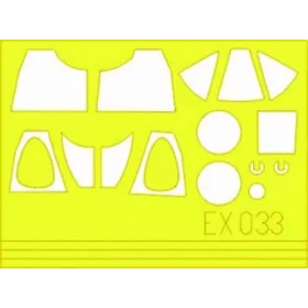 Eduard Accessories F4U-1D Corair - kabin- és ablakmaszk