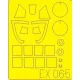 Eduard Accessories Kawanishi N1K2-J Shiden Kai/George - kabin- és ablakmaszk