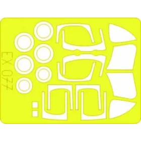   Eduard Accessories OV-1A Mohawk Maskierfolie - kabin- és ablakmaszk