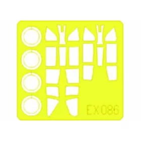 Eduard Accessories Ki-27 Nate - kabin- és ablakmaszk