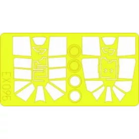 Eduard Accessories J2M Raiden - kabin- és ablakmaszk