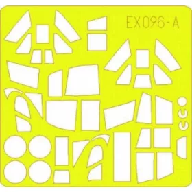 Eduard Accessories Me 410 - kabin- és ablakmaszk