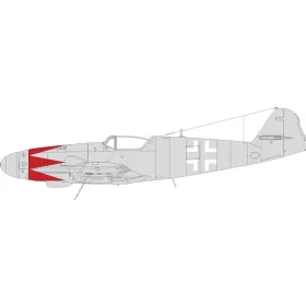   Eduard Accessories Bf 109K-4 tulip pattern & national insignia 1/48 - felségjel-festő maszk