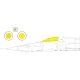 Eduard Accessories F-5E TFace 1/48 AFV CLUB / EDUARD - F-5E AFV CLUB – kétoldalas kabinmaszk (TFace)