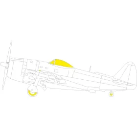   Eduard Accessories P-47D-30 TFace 1/48 MINIART - kétoldalas kabinmaszk (TFace)