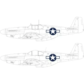   Eduard Accessories P-51B/C US national insignia  EDUARD - felségjel-festő maszk