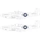 Eduard Accessories P-51B/C US national insignia  EDUARD - felségjel-festő maszk