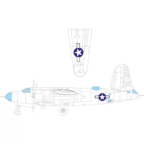  Eduard Accessories B-26B Marauder national insignia  ICM - felségjel-festő maszk