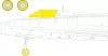 Eduard Accessories SMB-2 Super Mystere TFace - kétoldalas kabinmaszk (TFace)