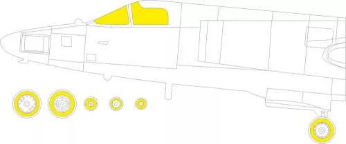 Eduard Accessories U-2S TFace - kétoldalas kabinmaszk (TFace)