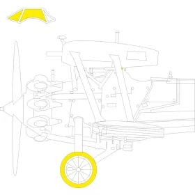 Eduard Accessories Bulldog Mk.II - kabin- és ablakmaszk