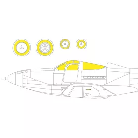 Eduard Accessories P-39N - kabin- és ablakmaszk