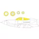 Eduard Accessories P-39N - kabin- és ablakmaszk