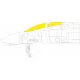 Eduard Accessories F-4C TFace - kétoldalas kabinmaszk (TFace)