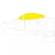Eduard Accessories F-86A  CLEAR PROP - kabin- és ablakmaszk