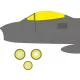 Eduard Accessories F-86F-25/30  AIRFIX - kabin- és ablakmaszk