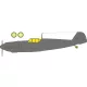 Eduard Accessories Bf 109E-3  HOBBY BOSS - kabin- és ablakmaszk