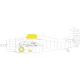 Eduard Accessories F4F-4  ACADEMY - kabin- és ablakmaszk