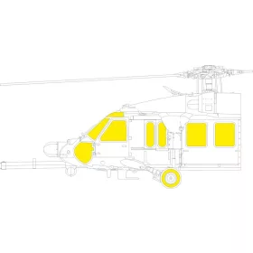 Eduard Accessories MH-60L  ICM - kabin- és ablakmaszk
