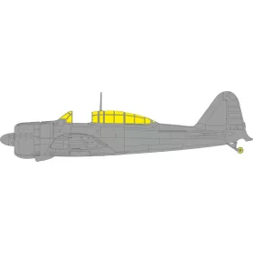   Eduard Accessories A6M2-K TFace  EDUARD - kétoldalas kabinmaszk (TFace)