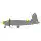 Eduard Accessories B-26G Marauder  ICM - kabin- és ablakmaszk