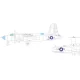 Eduard Accessories B-26G Marauder US national insignia  ICM - felségjel-festő maszk