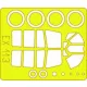 Eduard Accessories P-40N Warhawk - P-40N Warhawk – kabin- és ablakmaszk