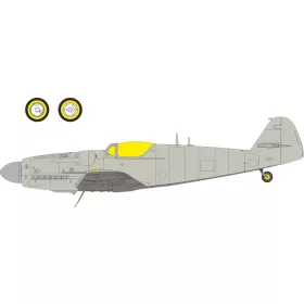   Eduard Accessories S-199 bubble canopy Tface for Eduard - S-199 buborékkabintetős változat – kétoldalas kabinmaszk (TFace)