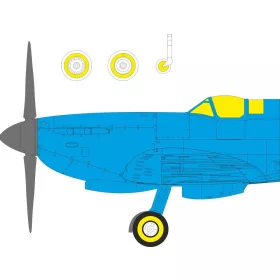   Eduard Accessories Spitfire Mk.Ixe for Airfix - kabin- és ablakmaszk