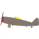 Eduard Accessories P-47M Tface for Miniart - kétoldalas kabinmaszk (TFace)