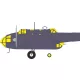 Eduard Accessories Hampden B Mk.I Tface for ICM - kétoldalas kabinmaszk (TFace)