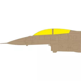   Eduard Accessories F-16I SUFA Tface for Great Wall Hobby - kétoldalas kabinmaszk (TFace)