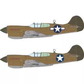   Eduard Accessories P-40K US national insignia for Eduard - felségjel-festő maszk