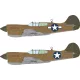 Eduard Accessories P-40K US national insignia for Eduard - felségjel-festő maszk