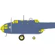 Eduard Accessories Hampden TB Mk.I torpedo bomber for ICM - Hampden TB Mk.I torpedóbombázó – kabin- és ablakmaszk