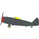 Eduard Accessories P-47M Tface for Tamiya - kétoldalas kabinmaszk (TFace)