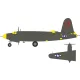 Eduard Accessories B-26C-45 Marauder US national insignia & tail marking for ICM - felségjel-festő maszk