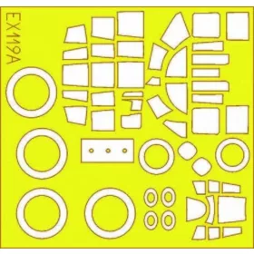   Eduard Accessories B-25J Mitchell - B-25J Mitchell – kabin- és ablakmaszk