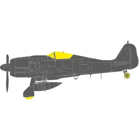   Eduard Accessories Fw 190A-8 Tface for Hobby Boss - kétoldalas kabinmaszk (TFace)