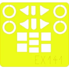   Eduard Accessories MC 202 Folgore EX141 - kabin- és ablakmaszk