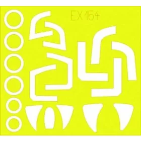   Eduard Accessories F9F Panther für Revell/Monogram Bausatz - F9F Panther Revell/Monogram – kabin- és ablakmaszk