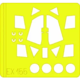   Eduard Accessories Fw 190A-8 für Tamiya-Bausatz - kabin- és ablakmaszk
