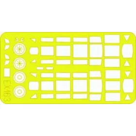   Eduard Accessories B5N Kate für Hasegawa Bausatz - kabin- és ablakmaszk