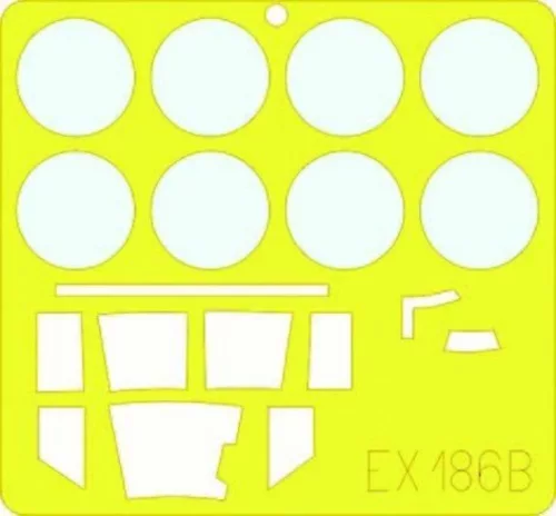 Eduard Accessories He 177 Greif  1/48 Für MPM Bausatz - kabin- és ablakmaszk