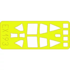   Eduard Accessories Ki-43 II Oscar Für Hasegawa Bausatz - kabin- és ablakmaszk