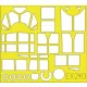 Eduard Accessories Fi 156C Storch für Tamiya Bausatz - kabin- és ablakmaszk
