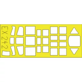   Eduard Accessories Ki-45 Kai Toryu für Hasegawa Bausatz - kabin- és ablakmaszk