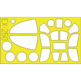   Eduard Accessories P-39/P-400 Airacobra  Weekend für Eduard Bausatz - kabin- és ablakmaszk