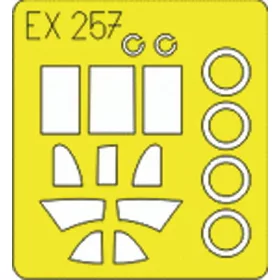 Eduard Accessories LaGG-3 ICM - kabin- és ablakmaszk