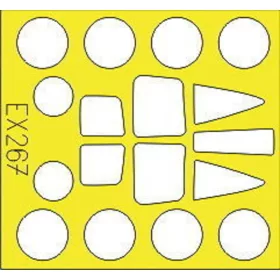   Eduard Accessories TSR-2 Für Airfix Bausatz - kabin- és ablakmaszk